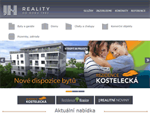 Tablet Screenshot of jhreality.cz